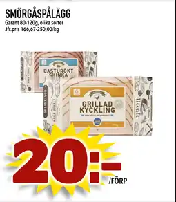 Din Mat SMÖRGÅSPÅLÄGG erbjuda