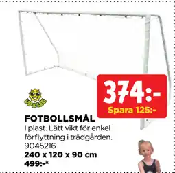 Jem&Fix FOTBOLLSMÅL erbjuda