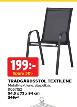 Jem&Fix TRÄDGÅRDSSTOL TEXTILENE erbjuda