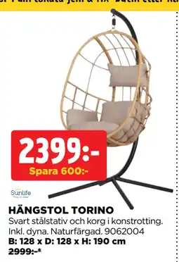 Jem&Fix HÄNGSTOL TORINO erbjuda