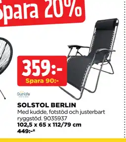 Jem&Fix SOLSTOL BERLIN erbjuda
