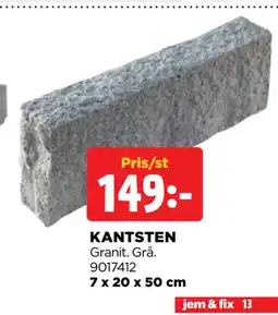 Jem&Fix KANTSTEN erbjuda