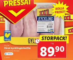 Lidl Färsk kycklingbröstfilé erbjuda