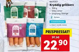 Lidl Kryddig grillkorv erbjuda