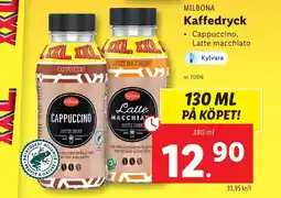 Lidl MILBONA kaffedryck erbjuda