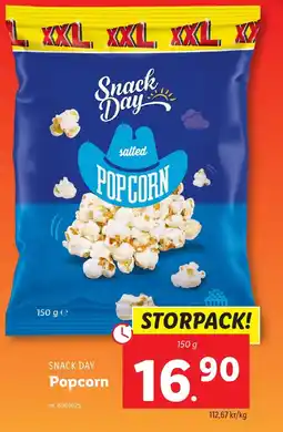 Lidl SNACK DAY Popcorn erbjuda