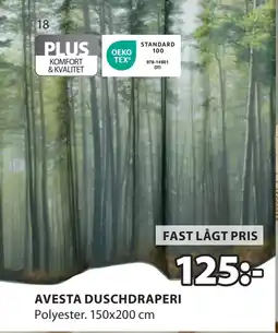 JYSK AVESTA DUSCHDRAPERI erbjuda