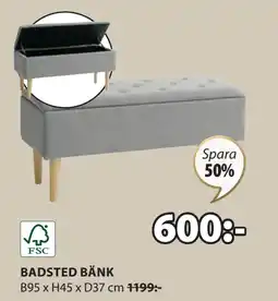 JYSK BADSTED BÄNK erbjuda
