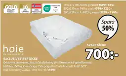 JYSK EXCLUSIVE FIBERTÄCKE erbjuda