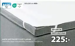JYSK ANITA VATTENTÄTT SLÄTT LAKAN erbjuda