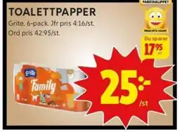 ICA Kvantum TOALETTPAPPER erbjuda