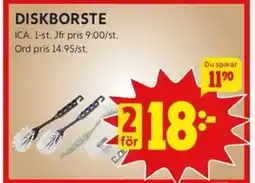 ICA Kvantum DISKBORSTE erbjuda