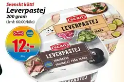 Extra Mjällby Stormarknad Svenskt kött! Leverpastej erbjuda