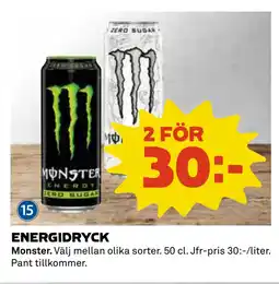 Coop Daglivs ENERGIDRYCK erbjuda