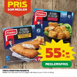 Coop Daglivs FISH & CRISP/FISH NUGGETS erbjuda