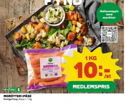 Coop Daglivs MORÖTTER I PÅSE erbjuda