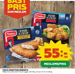 Coop FISH & CRISP/FISH NUGGETS erbjuda