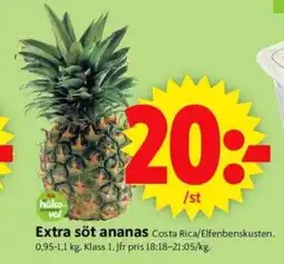 ICA Supermarket Extra söt ananas erbjuda