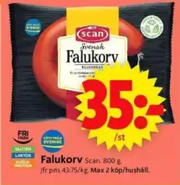 ICA Supermarket Falukorv erbjuda