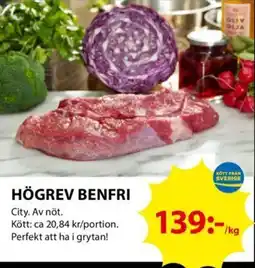 ICA Supermarket HÖGREV BENFRI erbjuda