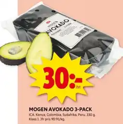 ICA Supermarket MOGEN AVOKADO 3-PACK erbjuda