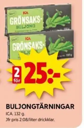 ICA Supermarket BULJONGTÄRNINGAR erbjuda