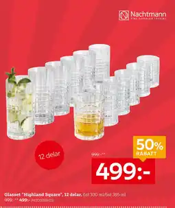 XXXLutz Glasset Highland Square, 12 delar erbjuda