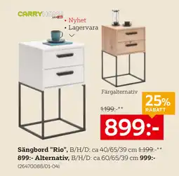 Sängbord Rio