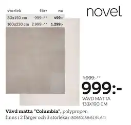 XXXLutz Vävd matta Columbia erbjuda