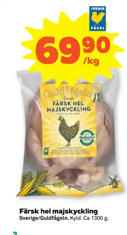 Stora Coop Färsk hel majskyckling erbjuda