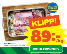 Stora Coop Färsk fläskkarré erbjuda