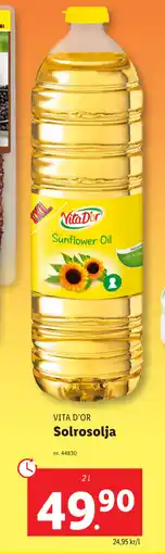 Lidl Solrosolja erbjuda