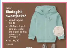 Lidl Ekologisk sweatjacka erbjuda