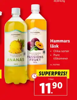 Lidl Hammars läsk erbjuda