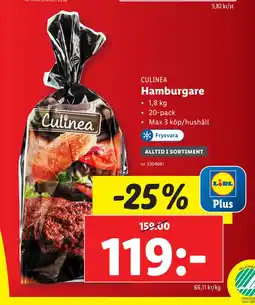 Lidl Hamburgare erbjuda