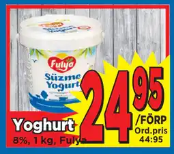 Supergrossen Yoghurt erbjuda