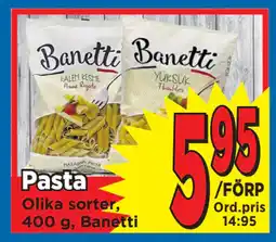 Supergrossen Pasta erbjuda
