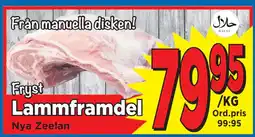 Supergrossen Lammframdel erbjuda