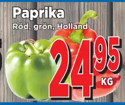 Supergrossen Paprika erbjuda