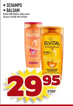 Supergrossen SCHAMPO • BALSAM erbjuda