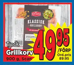 Supergrossen Grillkorv erbjuda