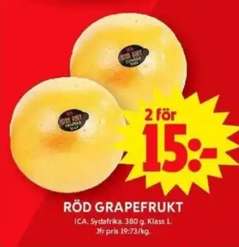 ICA Maxi RÖD GRAPEFRUKT erbjuda
