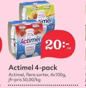 Hemköp Actimel drickyoghurt erbjuda