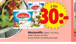 ICA Supermarket Galbani mozzarella erbjuda