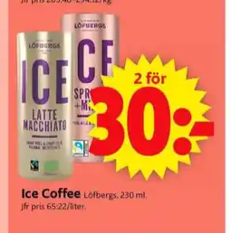 ICA Supermarket Löfbergs iskaffe erbjuda