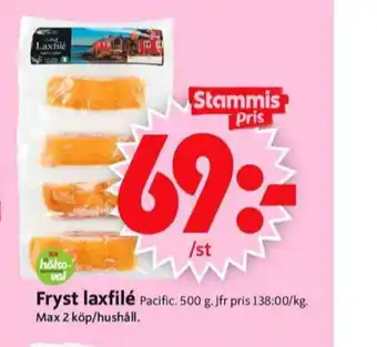 ICA Supermarket Pacific seafood laxfilé erbjuda