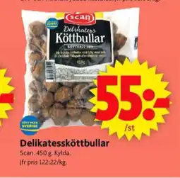 ICA Supermarket Scan köttbullar erbjuda