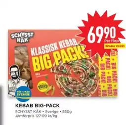 Willys Schysst käk kebab erbjuda