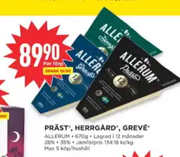 Willys Allerum grevé erbjuda