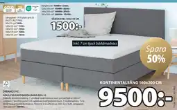 JYSK GOLD C30 KONTINENTALSÄNG GRÅ-23 erbjuda